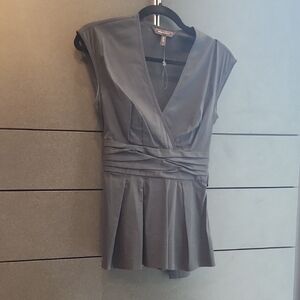 Elegant Gray Women's Dress